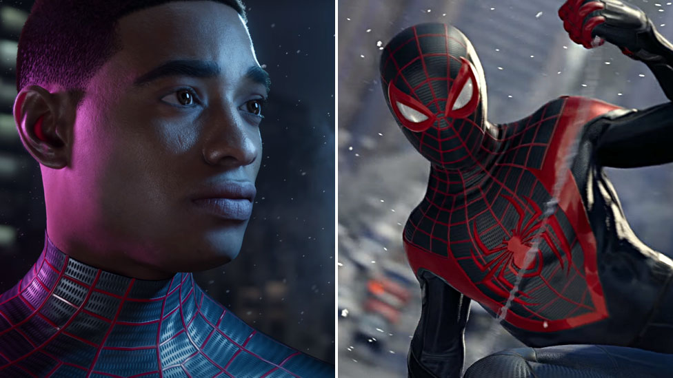 Miles Morales asume el papel de Peter Parker en el último videojuego para el luchar contra el crimen.