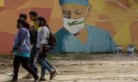 Los contagios de coronavirus en Guatemala superan los 4mil diarios. (Foto Prensa Libre: EFE)
