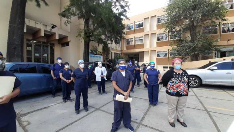 Terapistas del hospital Roosevelt se pronunciaron ante la falta de insumos para laborar(Prensa Libre: Andrea Domínguez (Foto Prensa Libre: Hemeroteca PL).