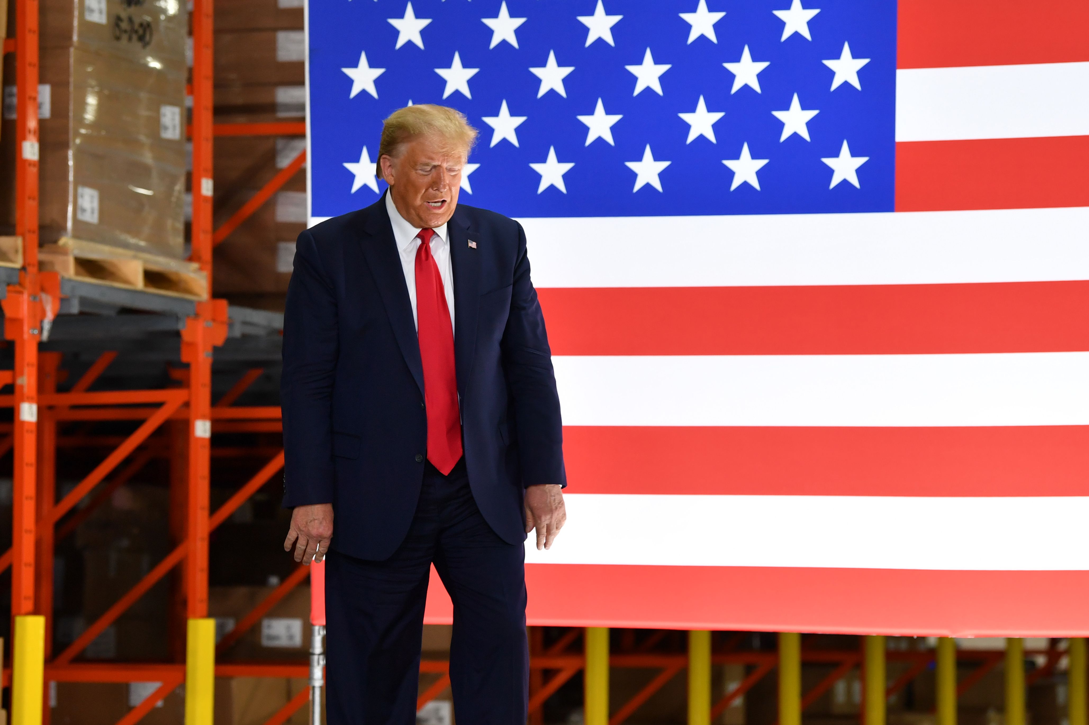 El presidente de los Estados Unidos, Donald Trump, causó polémica por las declaraciones sobre los indicadores de la economía. (Foto Prensa Libre: AFP)