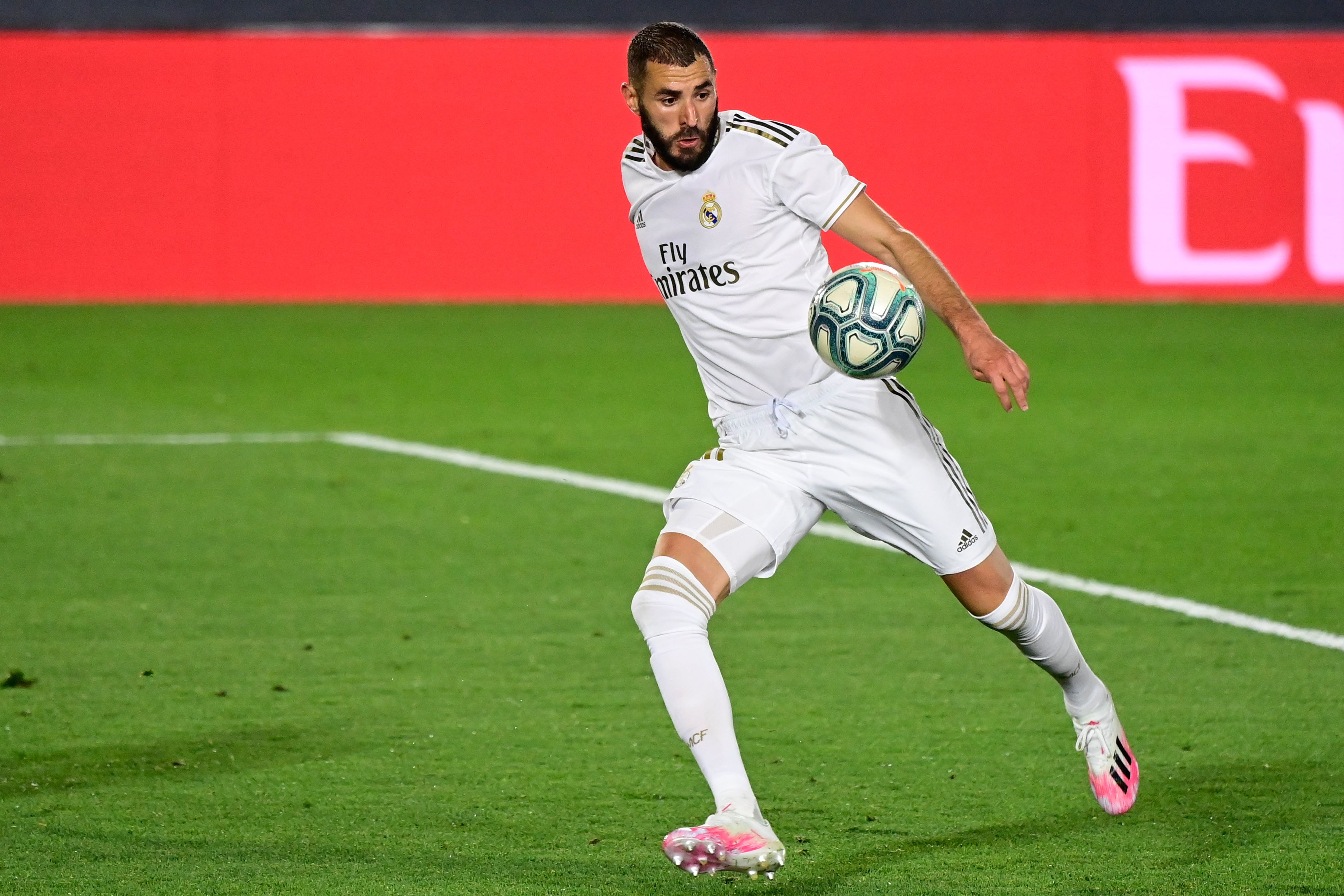 Karim Benzema es el segundo en la tabla de goleadores de la Liga española. (Foto Prensa Libre: AFP)