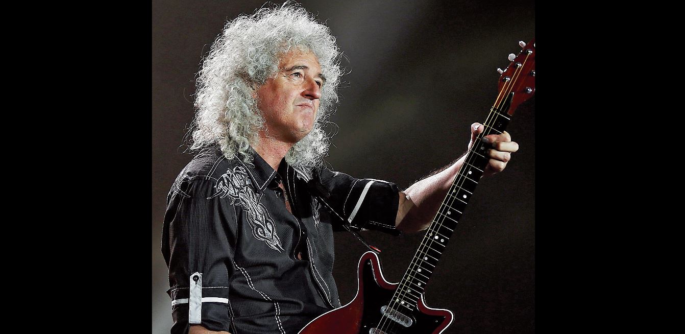Brian May ha sido consagrado como el mejor guitarrista de todos los tiempos. (Foto Prensa Libre: Hemeroteca PL)