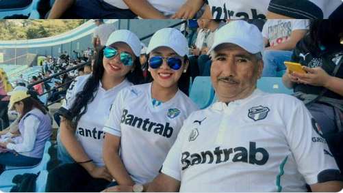 Nada es más especial que disfrutar con papá un partido de futbol. (Foto Prensa Libre: Redes Comunicaciones FC) 