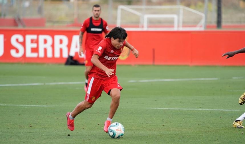 Luka Romero nació en México y es jugador del Mallorca. (Foto Prensa Libre: Twitter @lukaromero_)