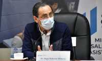 Hugo Monroy, ministro de Salud, señalado por trabajadores del Departamento de Epidemiología por no transparentar la información que se maneja por la pandemia de coronavirus (Foto Prensa Libre: Hemeroteca PL)