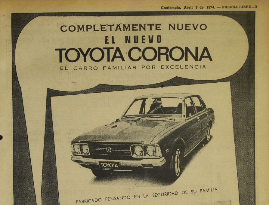 Los picopitos Toyota que han pasado de generación en generación y permanecen nítidos. (Foto Prensa Libre: Hemeroteca PL)