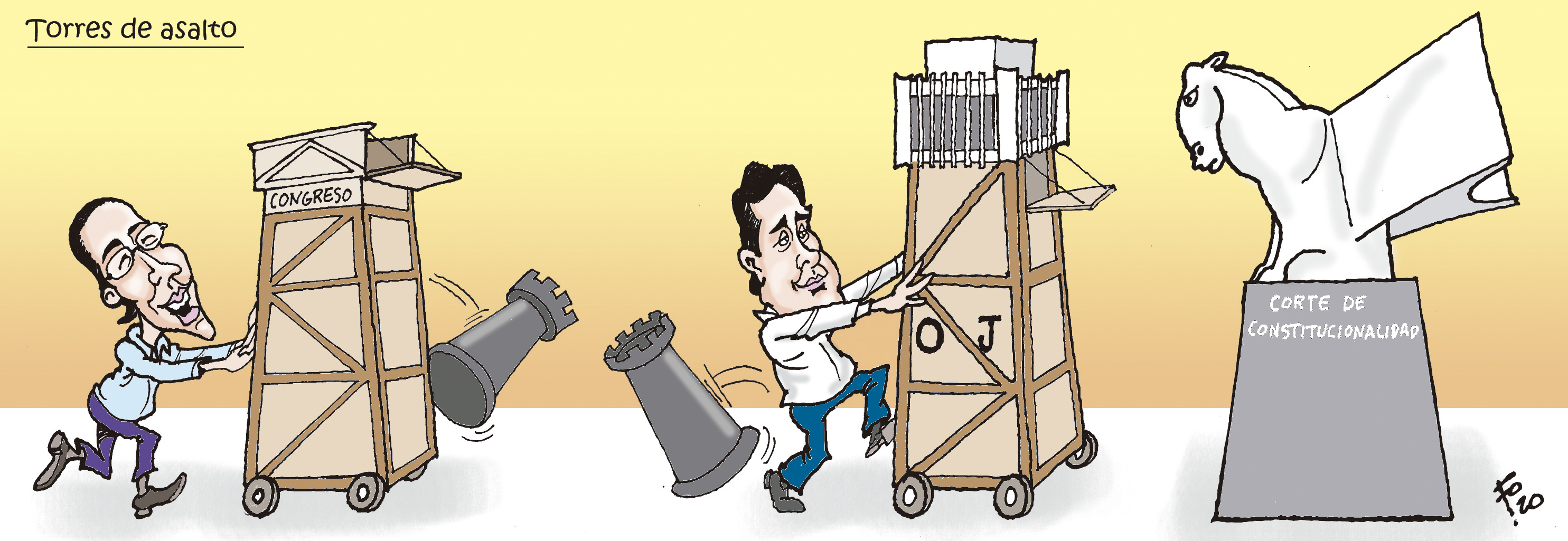 Personajes: Felipe Alejos y Gustavo Alejos.