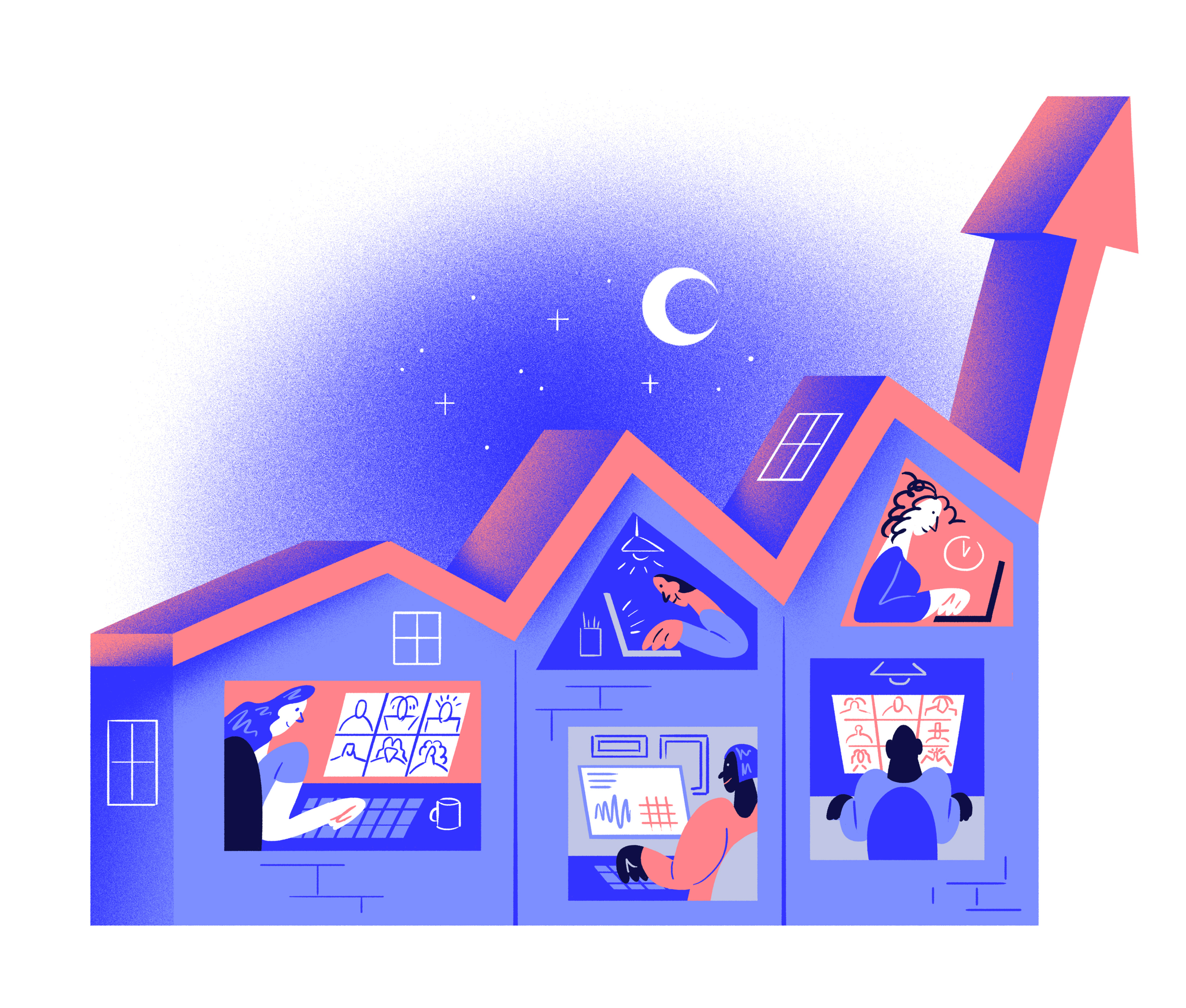 Muchas empresas afirman que sus empleados son muy eficientes cuando trabajan desde casa, pero existen costos emocionales y sociales por trabajar en aislamiento. (Foto Prensa Libre: Yann Bastard/The New York Times)