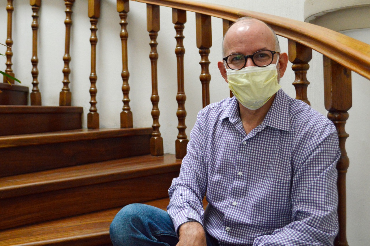 El epidemiólogo Edwin Asturias retornó a Guatemala para dirigir la Coprecovid. (Foto Prensa Libre: María Reneé del Pilar Barrientos)