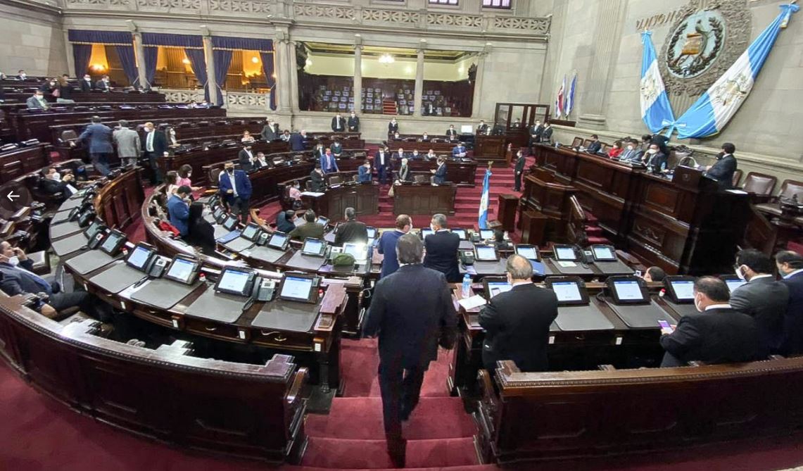 La novena legislatura está integrada por 19 bloques políticos. (Foto Prensa Libre: Organismo Legislativo)