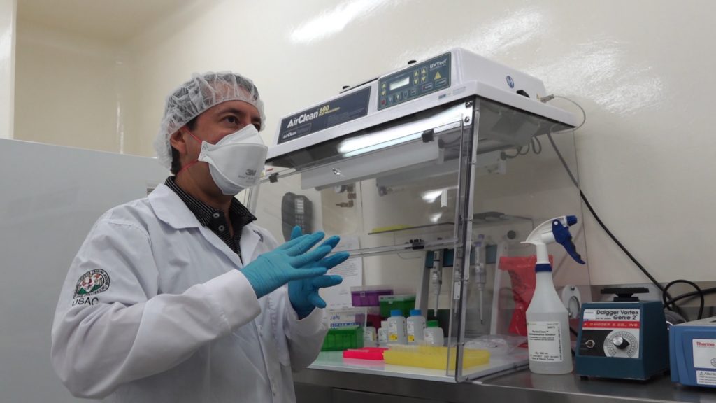 La habilitación de los laboratorios ayudará a efectuar más pruebas de coronavirus. (Foto Prensa Libre: Usac)