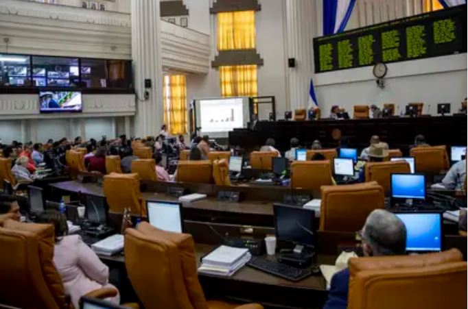 Vista general del Parlamento nicaragüense en Managua, Nicaragua. (Foto Prensa Libre: EFE)