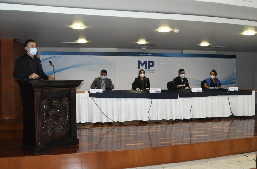 Fiscalía Contra la Trata de Personas dio detalles de los casos en conferencia de prensa. Fotografía: MP