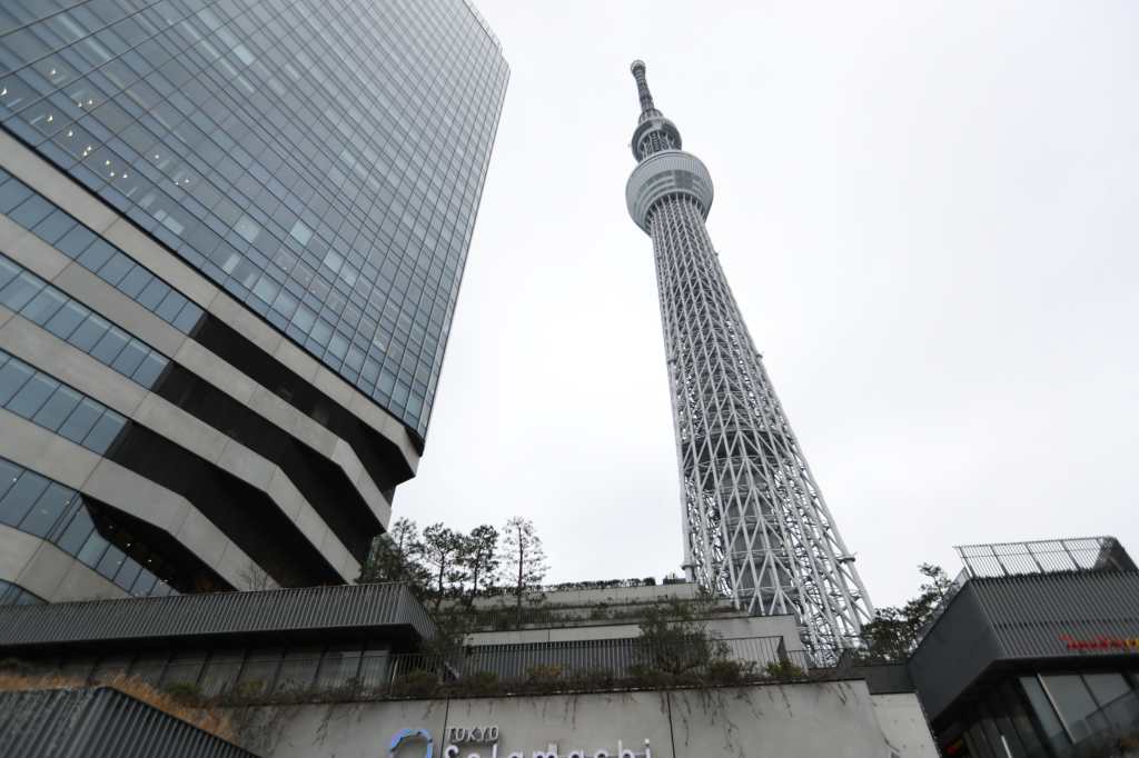 Tokyo Skytree, la estructura más alta de Japón ubicada en Tokyo con 634 metros de altura. (Foto Prensa Libre: Daniel Guillén Flores)
