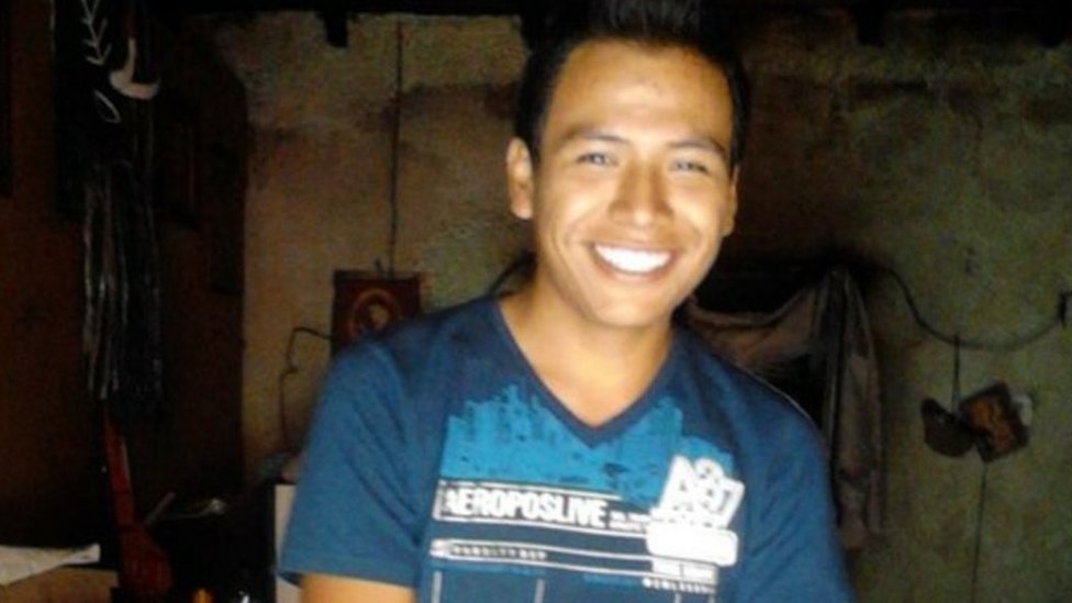 Christian Alfonso Rodríguez Telumbre era uno de los 43 desaparecidos de Ayotzinapa. FAMILIA RODRÍGUEZ