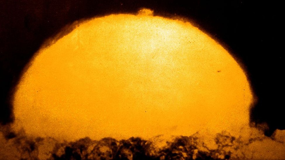 Trinity fue el nombre en clave de la primera detonación de un dispositivo nuclear, realizada por el ejército de Estados Unidos hace 75 años. (Foto Prensa Libre: Getty Images)