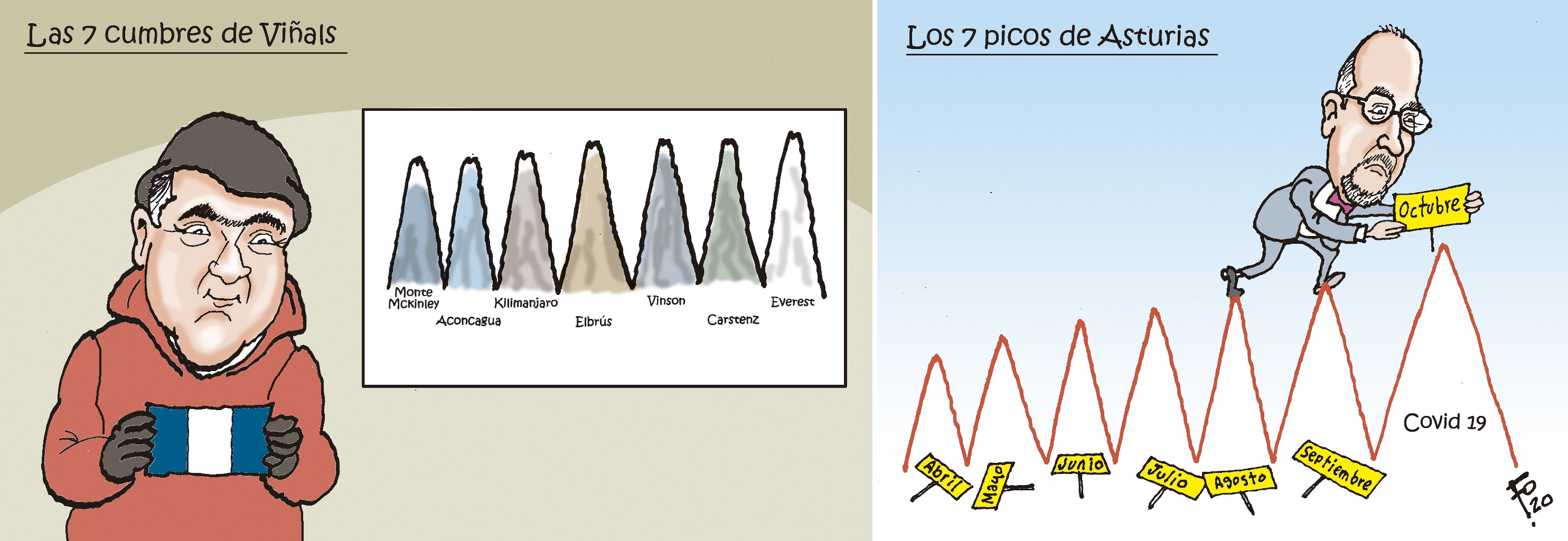 Personajes: Jaime Viñals y Edwin Asturias.