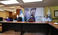 La ministra de Salud informa sobre la situación del coronavirus en Guatemala. (Foto Prensa Libre: Presidencia)