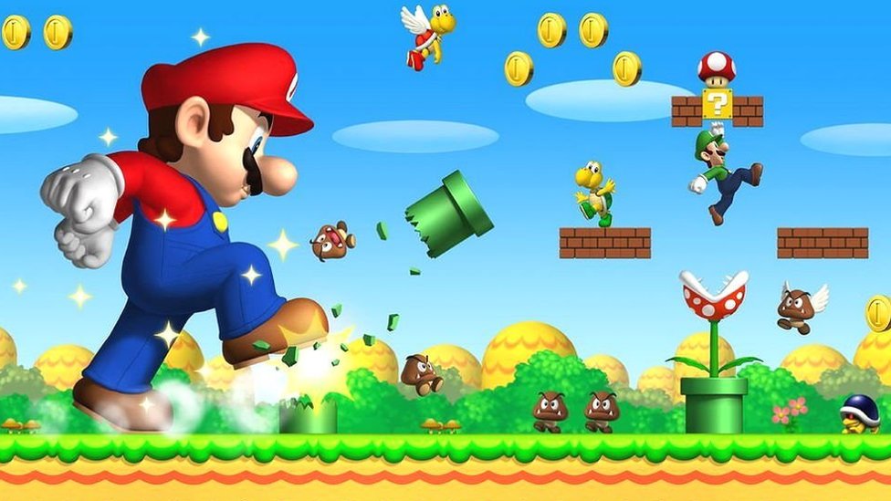 Una extraña versión del popular videojuego Super Mario Bros se vendió en una subasta a un precio récord.