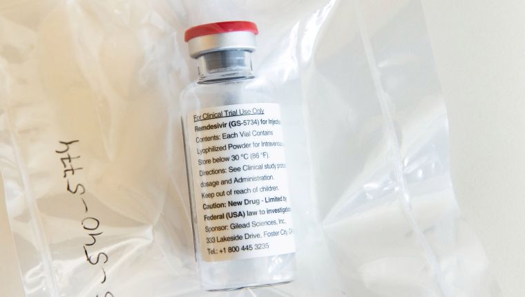 (La FDA autorizó el uso del antiviral remdesivir para tratar a enfermos de coronavirus. (Foto Prensa Libre: Agence France-Presse)