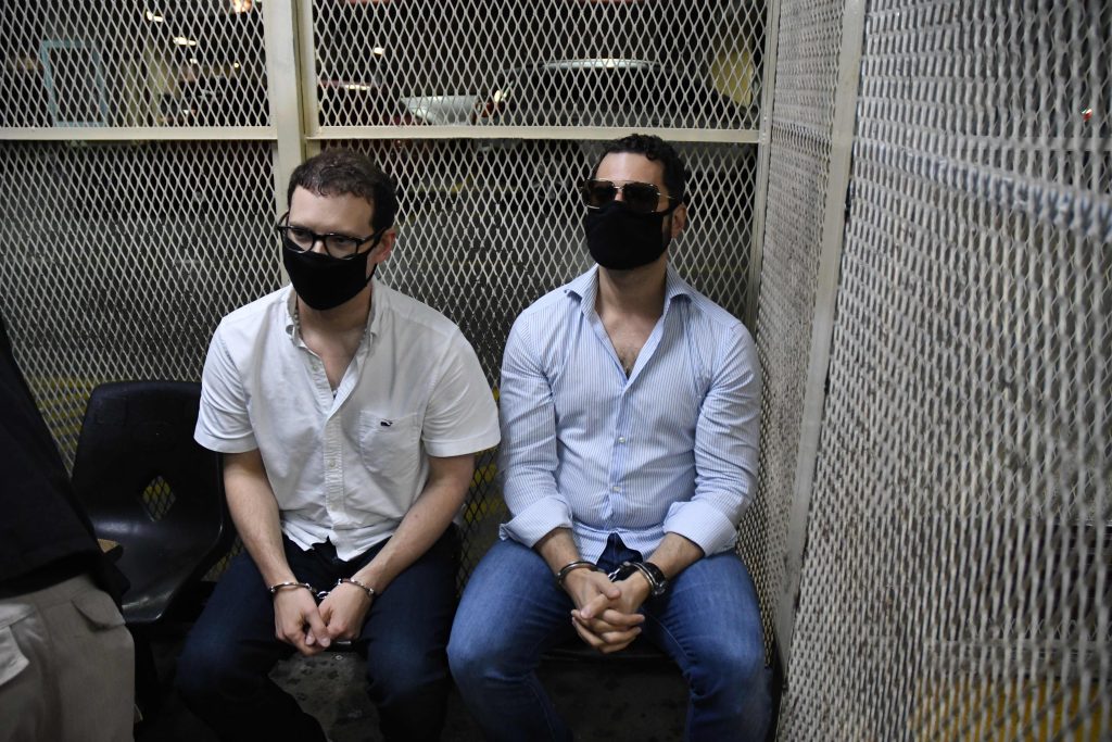 Luis Enrique Martinelli y Ricardo Martinelli Jr están presos en Mariscal Zavala. (Foto Prensa Libre: Hemeroteca PL)