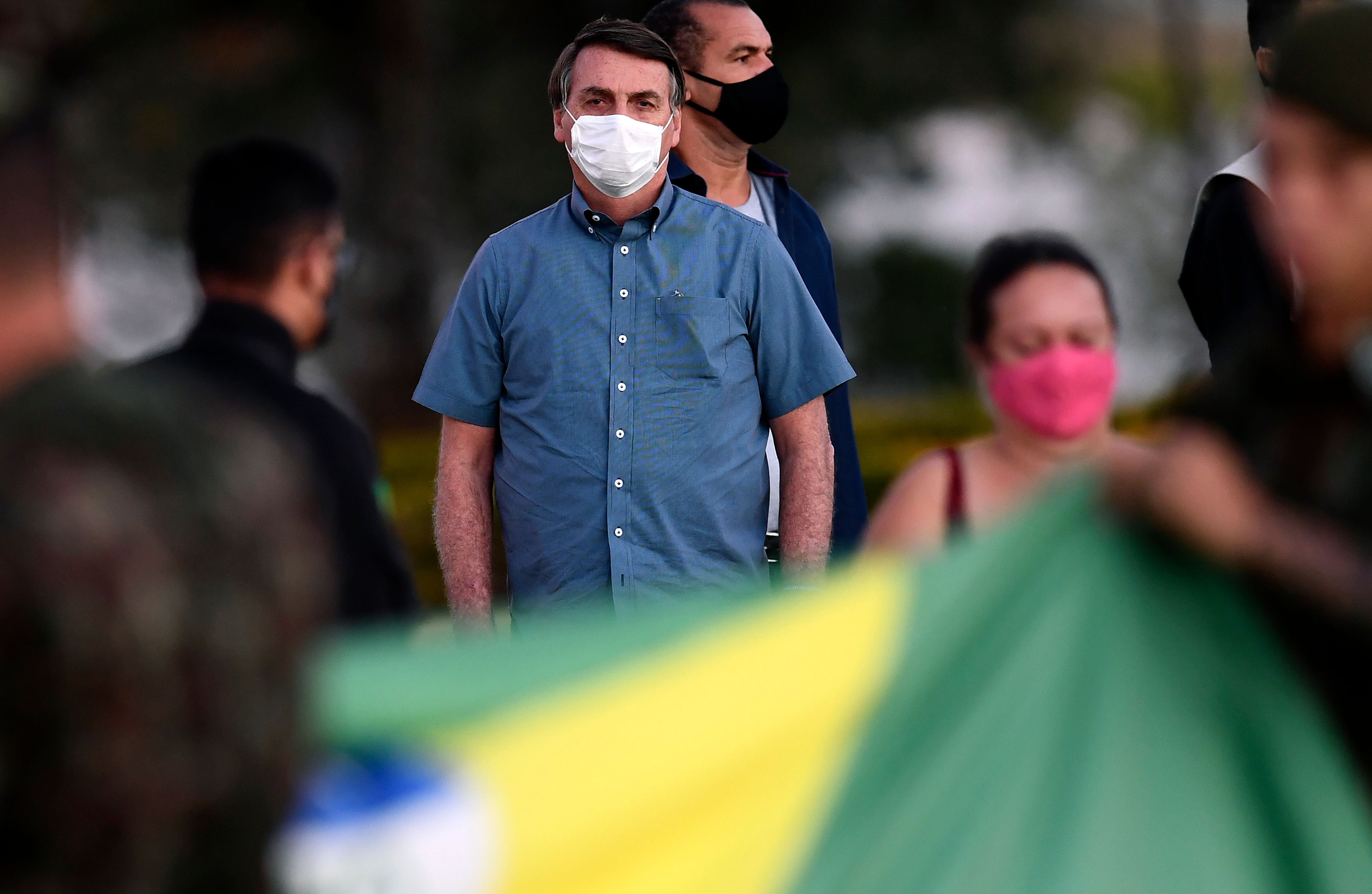 Los contagios de coronavirus continúan en Brasil, donde el presidente Jair Bolsonaro también ha resultado infectado. (Foto Prensa Libre: AFP)