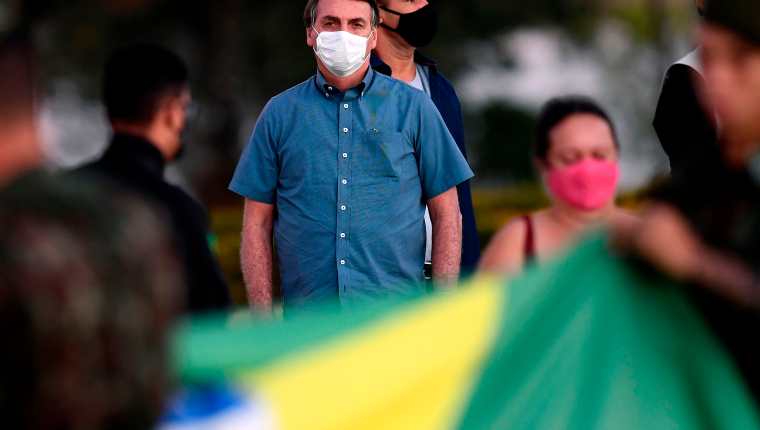 Los contagios de coronavirus continúan en Brasil, donde el presidente Jair Bolsonaro también ha resultado infectado. (Foto Prensa Libre: AFP)