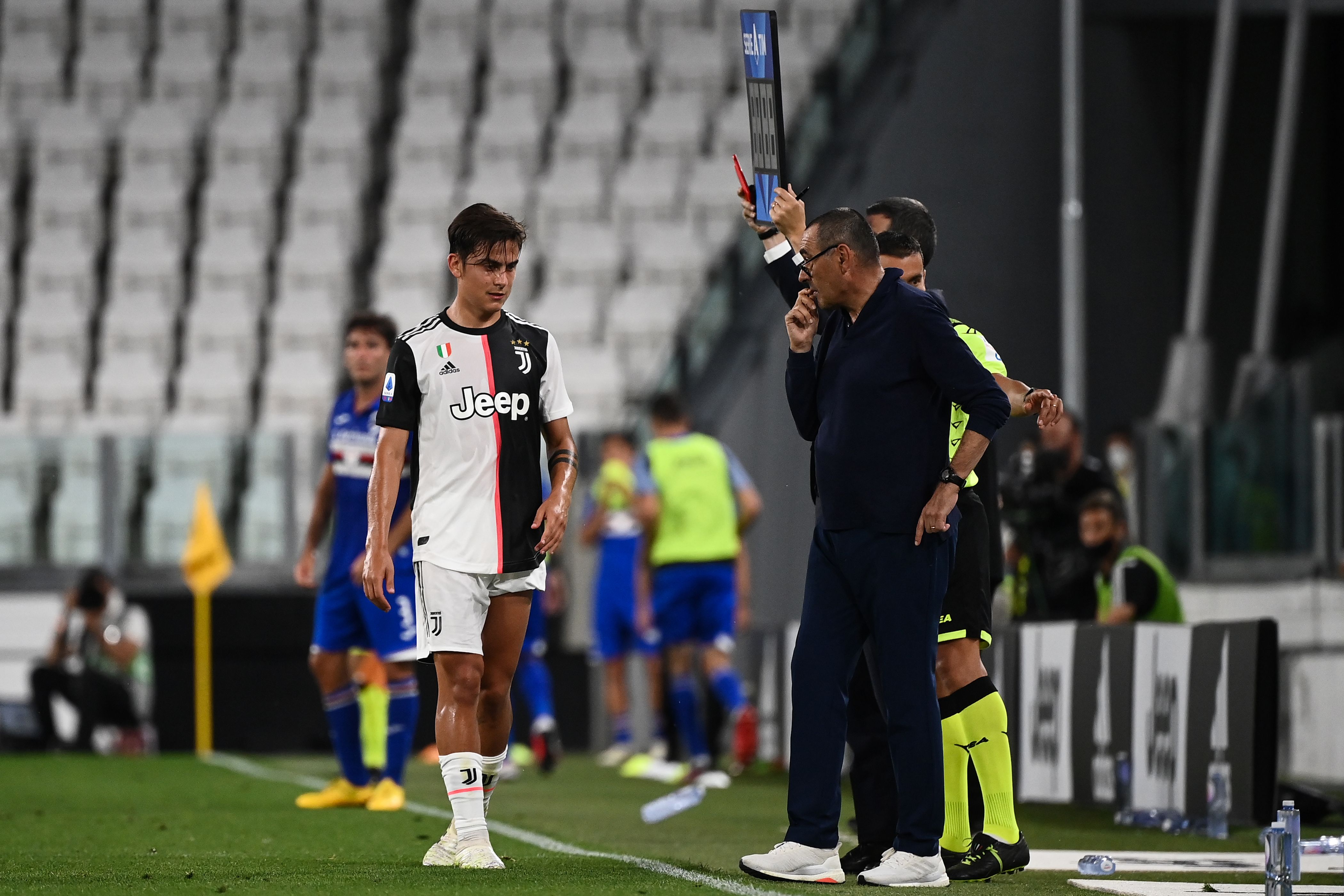 Paulo Dybala es la gran duda de la Juventus para la Champions League. (Foto Prensa Libre: AFP)