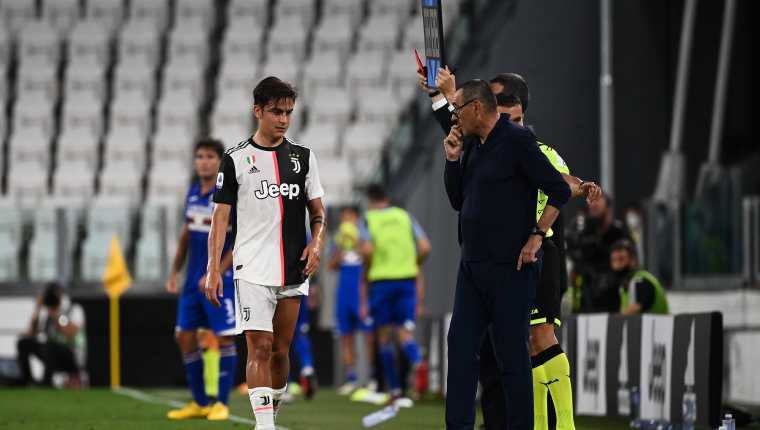 Paulo Dybala es la gran duda de la Juventus para la Champions League. (Foto Prensa Libre: AFP)