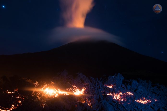 Autoridades advierten de que en cualquier momento podría ocurrir una mayor eventualidad en el Volcán de Pacaya. (Foto: Gobierno de Guatemala)