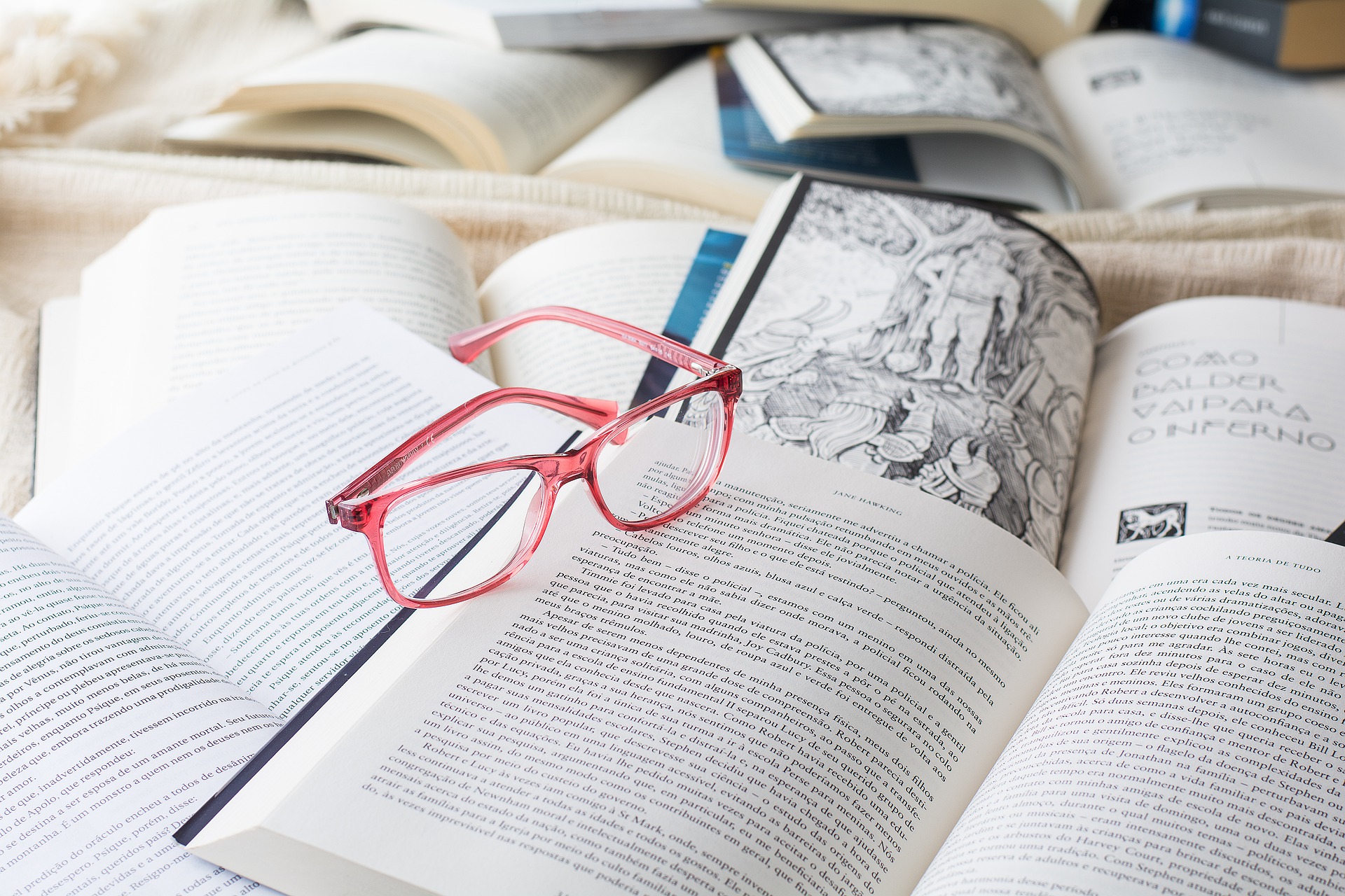 Los amantes de los libros tienen en Filgua virtual una opción para obtener nuevos títulos. Foto AnaPaula Feriani en Pixabay
