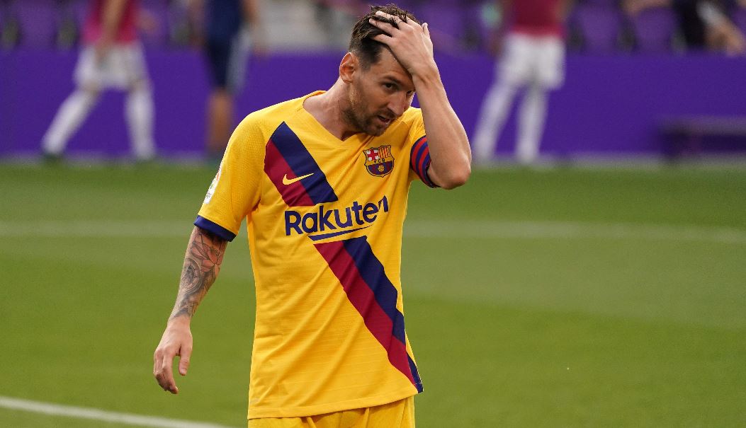 Lionel Messi no ha mostrado su máximo nivel en las últimas jornadas de la Liga. (Foto Prensa Libre: AFP)