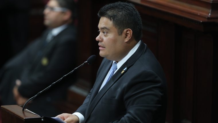 El diputado Allan Estuardo Rodríguez Reyes fue presidente del Congreso. (Foto Prensa Libre: Hemeroteca PL)