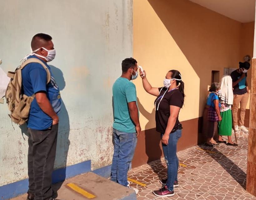 San Antonio La Paz registra más de 70 casos de coronavirus. (Foto Prensa Libre: Comuna de San Antonio La Paz)  