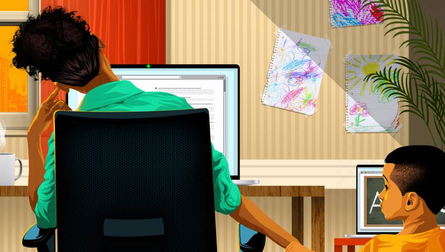 En la economía del COVID-19 solo es posible tener una cosa: hijos o empleo. ¿Por qué nadie habla sobre esto? (Taylor Callery/The New York Times)