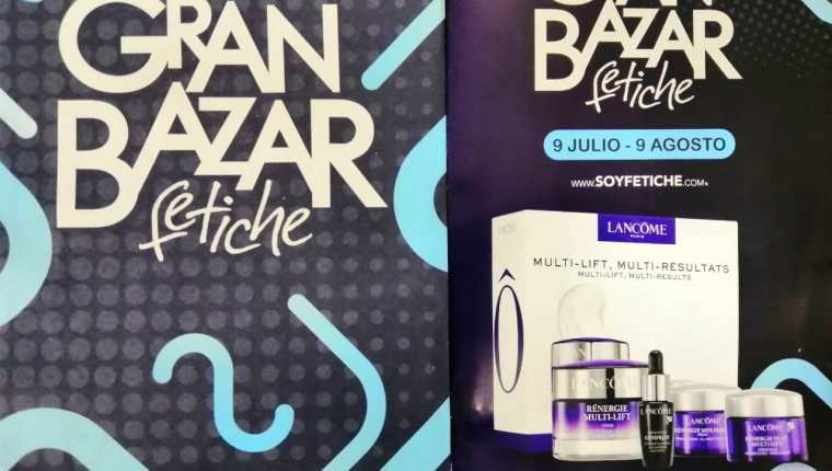 Durante un mes los amantes de los perfumes podrán adquirir sus aromas preferidos en el Gran Bazar de Fetiche. Foto Prensa Libre: Cortesía