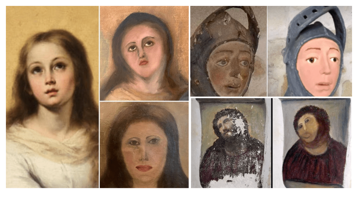 ¿Por qué se siguen haciendo restauraciones de cuadros a lo “Ecce Homo”?