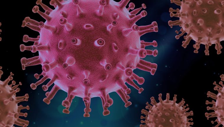Imagen que muestra cómo es la forma del coronavirus. (Foto Prensa Libre: Pixabay)