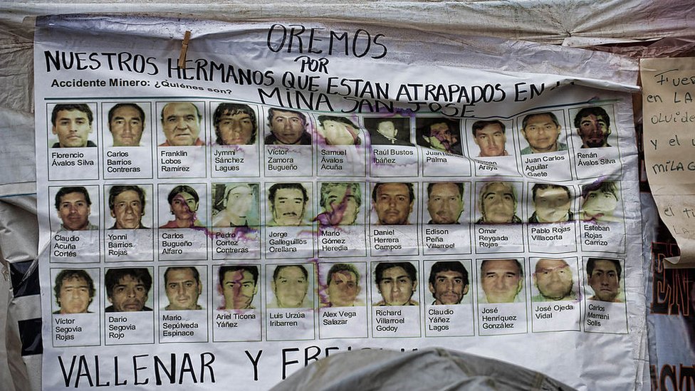 La historia de los 33 recorrió el mundo en 2010. (Foto Prensa Libre: Martin Bernetti)