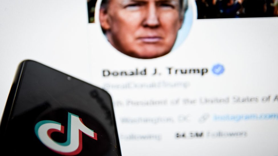 El principal mandatario estadounidense ha dado un duro golpe a dos de las aplicaciones chinas más populares. (Foto Prensa Libre: Getty Images)