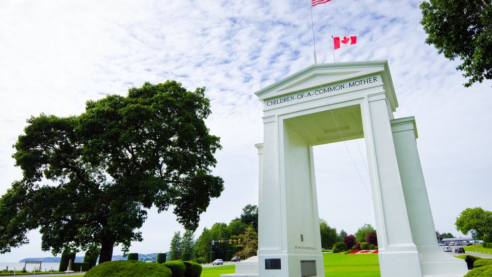 El Arco de la Paz se erigió en 1921 para conmemorar el Tratado de Gante, que puso fin a la Guerra de 1812. GETTY IMAGES