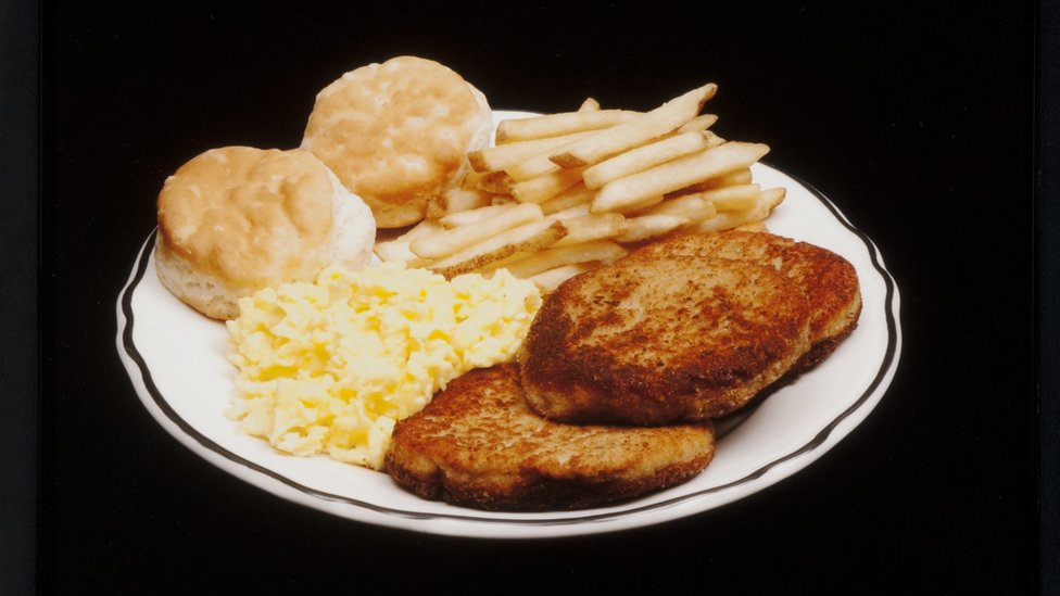 La última comida de Clydell Coleman, ejecutado el 5 de mayo de 1999. (Foto Prensa Libre: Jackie Black)