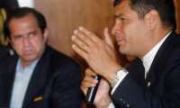 Fotografía del 18 de julio de 2007 que muestra al expresidente de Ecuador Rafael Correa, quien anunció este 18 de agosto de 2020 que aspirará a la vicepresidencia de su país en las elecciones de 2021. (Foto Prensa Libre: EFE)
