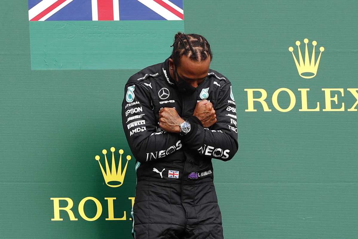 Lewis Hamilton gana el GP de Bélgica y celebra a lo Wakanda Forever
