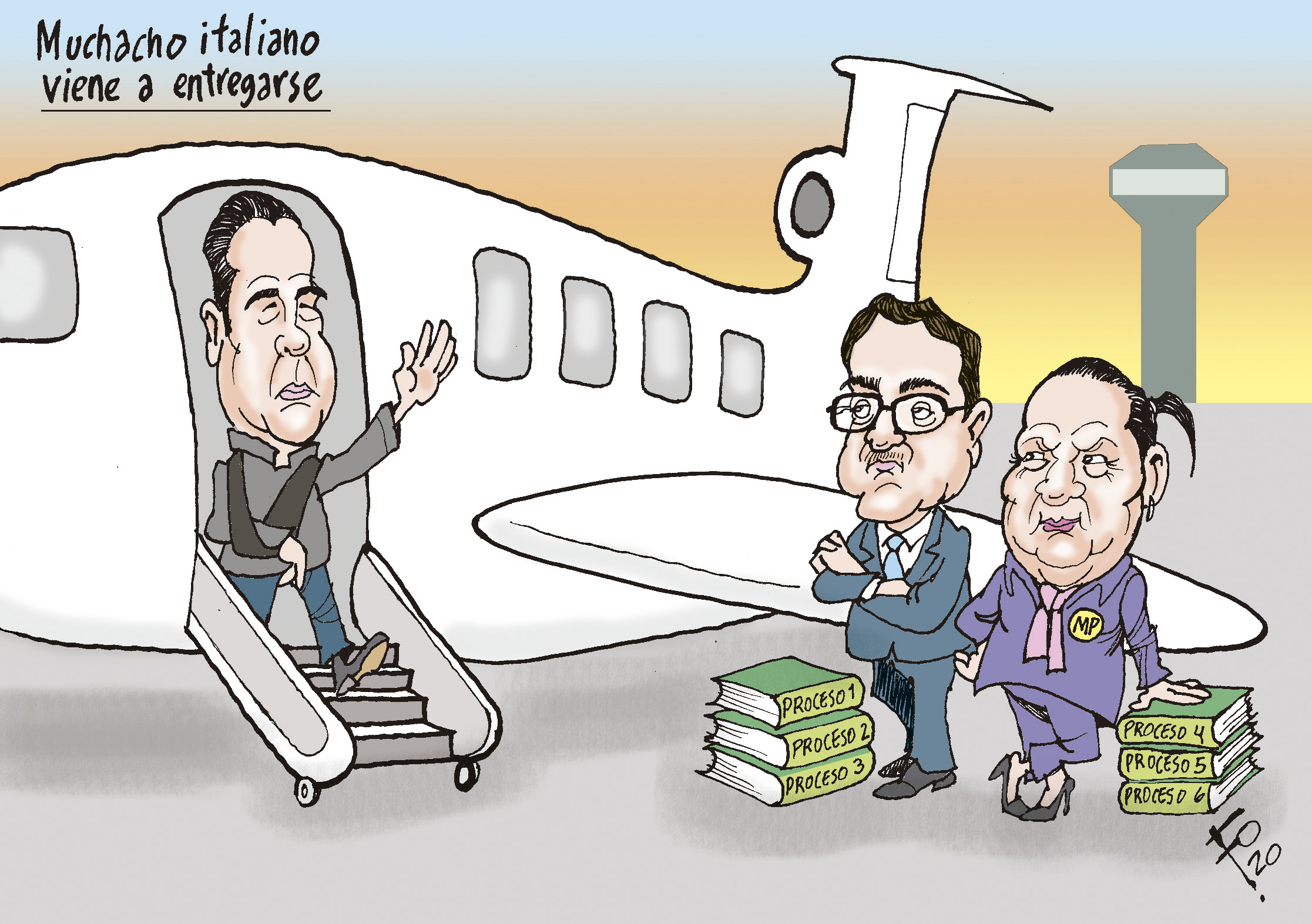 Personajes: Alejandro Sinibaldi, Francisco Sandoval y Consuelo Porras.