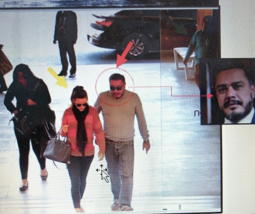 Daniela Beltranena se reunió con el diputado Javier Hernández en un centro comercial. (Foto Prensa Libre: Cortesía Feci)