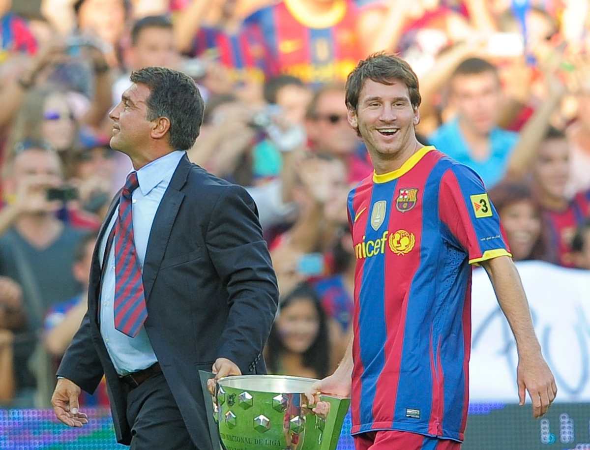 El presidente del Barcelona se sincera y dice que tuvo “la esperanza de que Messi jugara gratis”