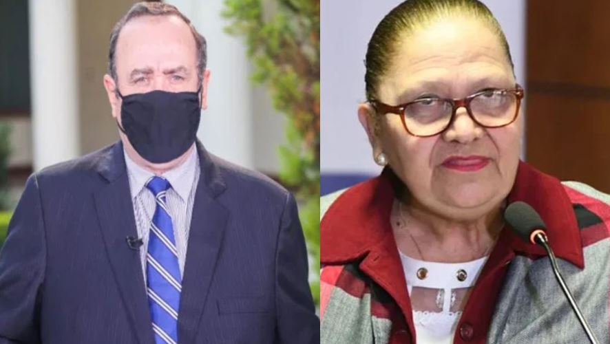 El presidente Alejandro Giammattei. La fiscal Consuelo Porras. (Fotos: Hemeroteca PL)