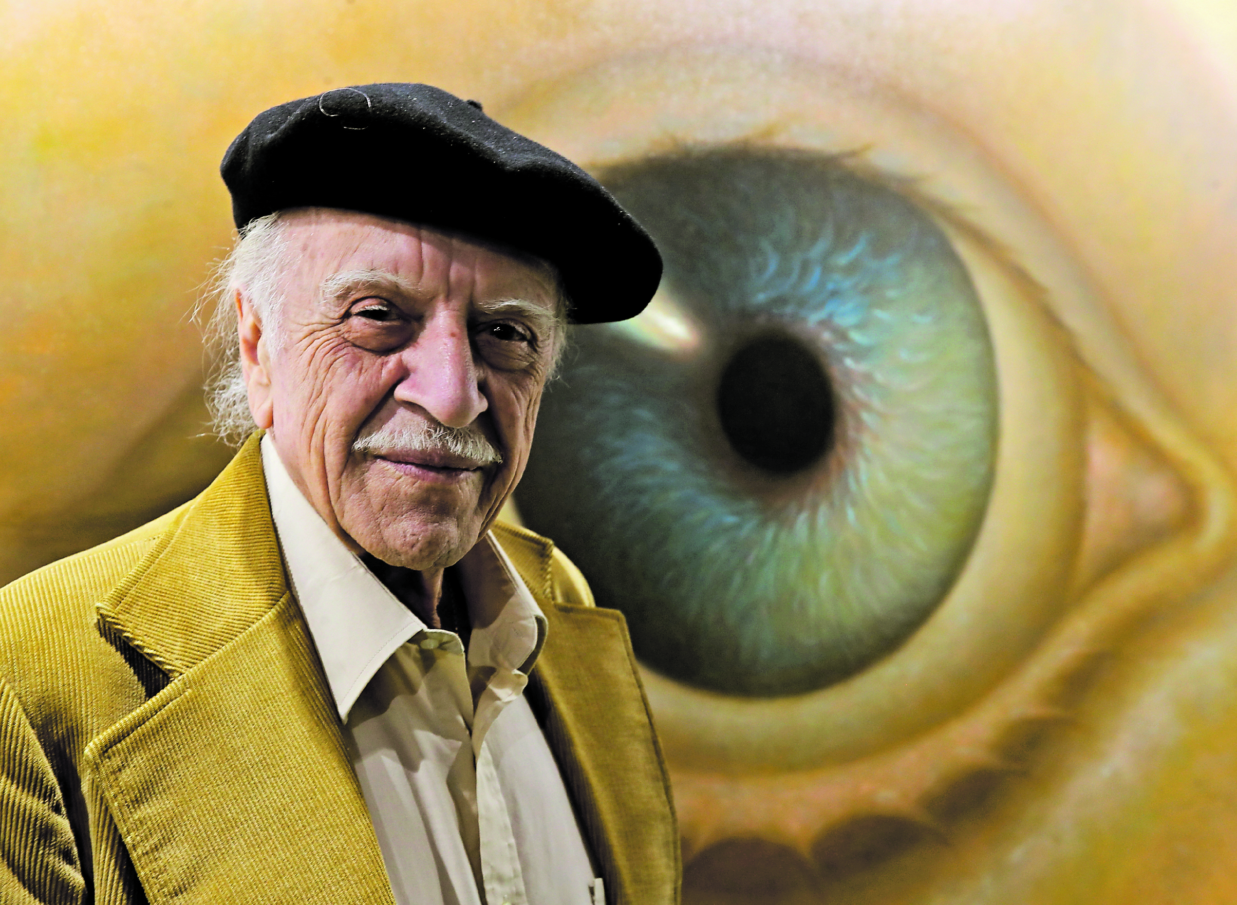 El artista visual Rodolfo Abularach falleció a los 87 años. (Foto Prensa Libre: Erick  Avila).           