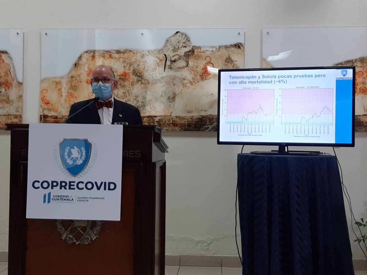 El nivel de mortandad que ha alcanzado el coronavirus en Totonicapán y Sololá preocupa a las autoridades. (Foto Prensa Libre: Andrea Domínguez)